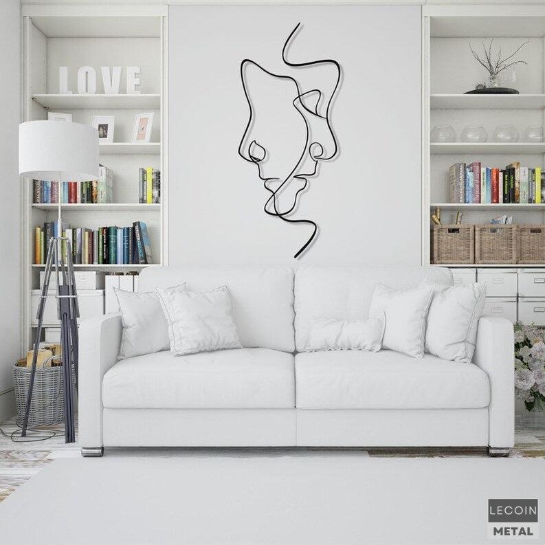 Abstrakte-Wandkunst-aus-Metall Abstrakte Wandkunst aus Metall