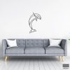 Delfin-Wandkunst aus Metall