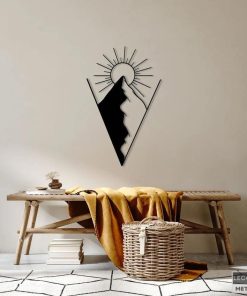 Design-Wandkunst für die Metallküche