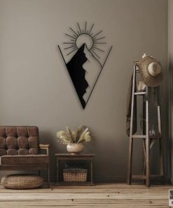Design-Wandkunst für die Metallküche