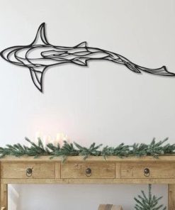 Industrielle Metallfisch-Wandkunst