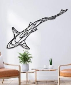 Industrielle Metallfisch-Wandkunst