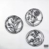 Industrielle Natur-Wandkunst aus Metall