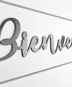 Industrielle Wandkunst aus Metall für den Außenbereich