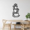 Kaffee-Wandkunst aus Metall