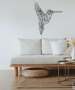 Kolibri-Wandkunst aus Metall