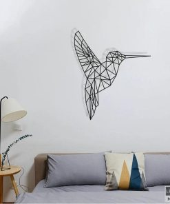 Kolibri-Wandkunst aus Metall
