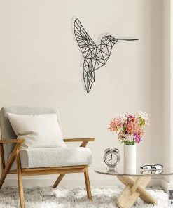 Kolibri-Wandkunst aus Metall