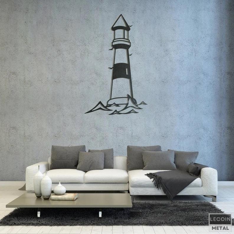 Leuchtturm-Wandkunst-aus-Metall-3 Leuchtturm-Wandkunst aus Metall