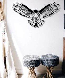 Metall-Adler-Wandkunst