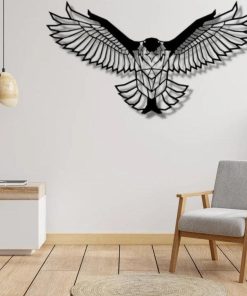 Metall-Adler-Wandkunst