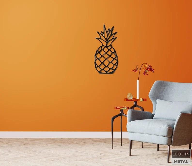 Metall-Ananas-Wandkunst-2 Metall-Ananas-Wandkunst