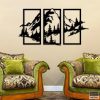 Metall-Berg-Design-Wandkunst