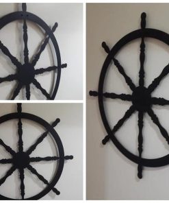 Metall-Bootsruder-Wandkunst