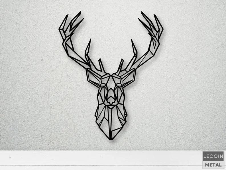 Metall-Hirsch-Wandkunst Metall-Hirsch-Wandkunst