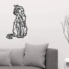 Metall-Katzen-Wandkunst