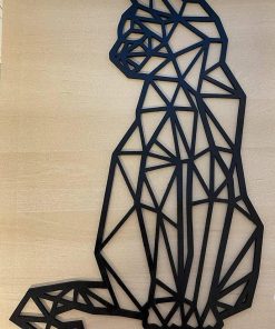 Metall-Katzen-Wandkunst