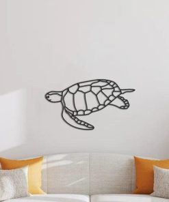 Metall-Schildkröten-Wandkunst