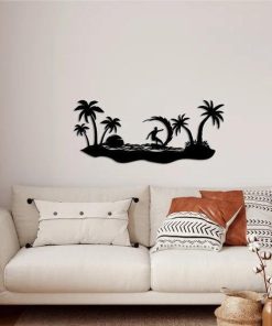 Metall-Surf-Wandkunst
