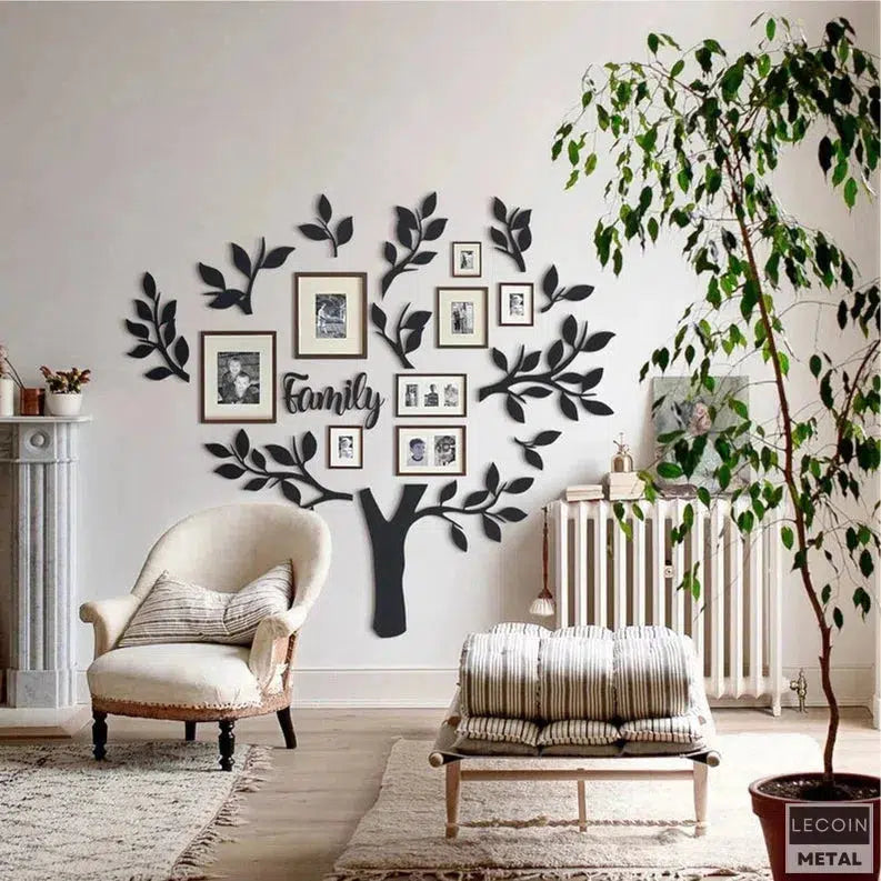 Moderne-Baum-Wandkunst-aus-Metall Moderne Baum-Wandkunst aus Metall
