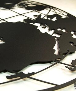 Wanddekoration für Kopfteil aus Metall