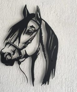 Wanddekoration mit Tieren aus Metall für den Außenbereich