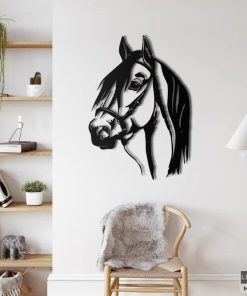 Wanddekoration mit Tieren aus Metall für den Außenbereich