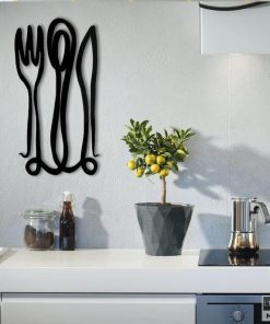 Wandkunst aus Metall für das Esszimmer