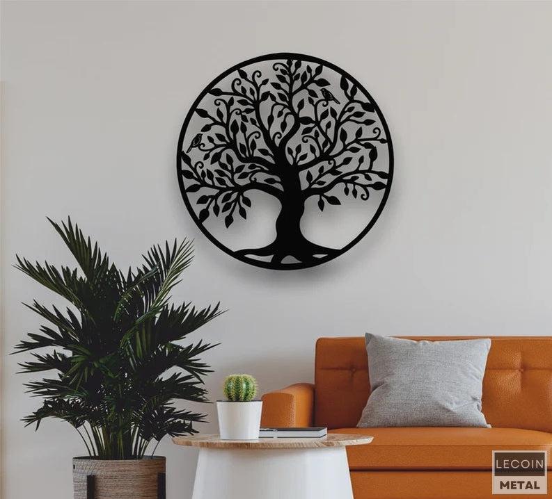 Wandkunst-aus-Metall-mit-Baum-des-Lebens-Design-3 Wandkunst aus Metall mit Baum-des-Lebens-Design