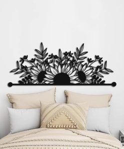 Wandkunst aus Metallpflanzen