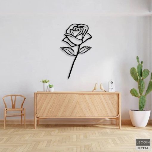 Wandkunst aus Rosenmetall