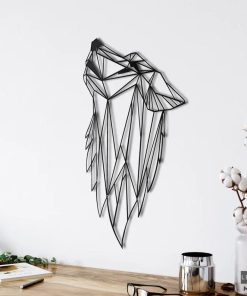 Wolf-Wandkunst aus Metall